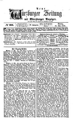 Neue Würzburger Zeitung Montag 16. Mai 1870