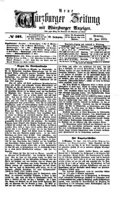 Neue Würzburger Zeitung Sonntag 19. Juni 1870