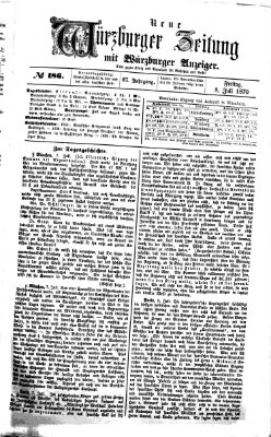 Neue Würzburger Zeitung Freitag 8. Juli 1870