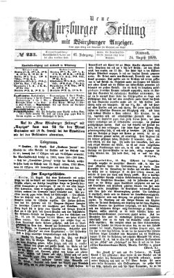 Neue Würzburger Zeitung Mittwoch 24. August 1870