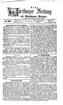 Neue Würzburger Zeitung Mittwoch 26. Oktober 1870