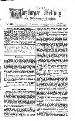 Neue Würzburger Zeitung Mittwoch 9. November 1870