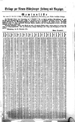 Neue Würzburger Zeitung Samstag 26. November 1870