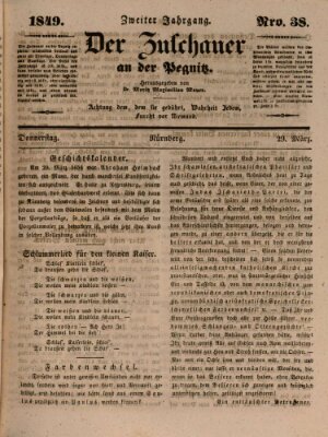 Der Zuschauer an der Pegnitz Donnerstag 29. März 1849