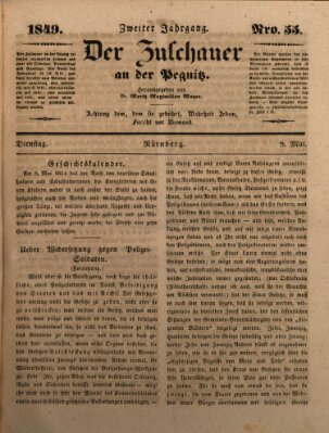 Der Zuschauer an der Pegnitz Dienstag 8. Mai 1849