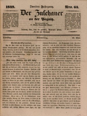 Der Zuschauer an der Pegnitz Dienstag 29. Mai 1849