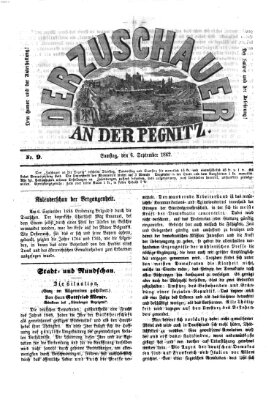 Der Zuschauer an der Pegnitz Samstag 6. September 1862