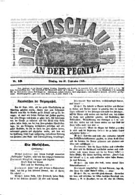 Der Zuschauer an der Pegnitz Dienstag 30. September 1862