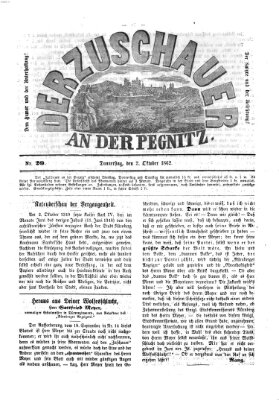 Der Zuschauer an der Pegnitz Donnerstag 2. Oktober 1862