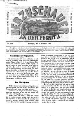 Der Zuschauer an der Pegnitz Donnerstag 13. November 1862