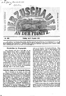 Der Zuschauer an der Pegnitz Dienstag 2. Dezember 1862