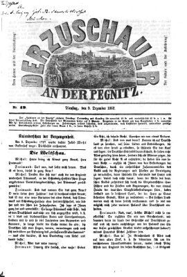 Der Zuschauer an der Pegnitz Dienstag 9. Dezember 1862