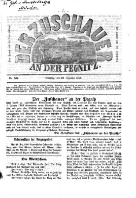 Der Zuschauer an der Pegnitz Dienstag 23. Dezember 1862