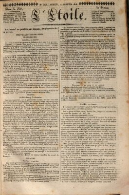 L' étoile Samstag 21. Januar 1826