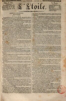 L' étoile Freitag 27. Januar 1826