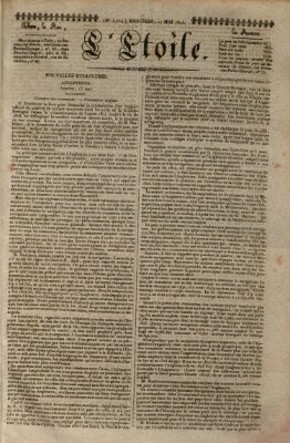 L' étoile Mittwoch 17. Mai 1826