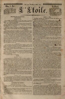 L' étoile Dienstag 23. Mai 1826