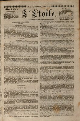 L' étoile Freitag 26. Mai 1826