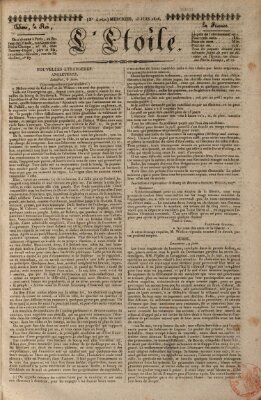 L' étoile Mittwoch 14. Juni 1826