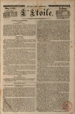 L' étoile Montag 26. Juni 1826