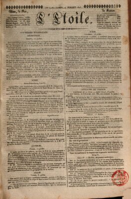 L' étoile Montag 24. Juli 1826