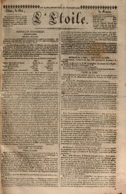 L' étoile Sonntag 30. Juli 1826