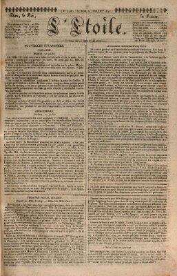 L' étoile Montag 31. Juli 1826