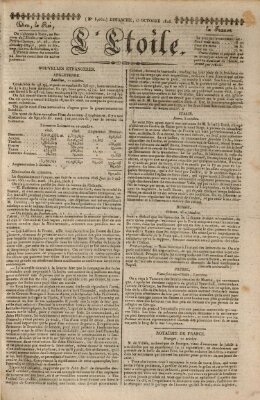 L' étoile Sonntag 15. Oktober 1826