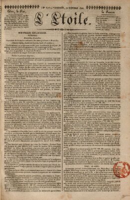 L' étoile Freitag 20. Oktober 1826