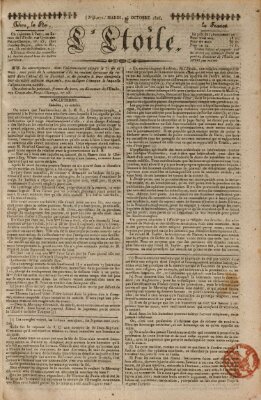 L' étoile Dienstag 24. Oktober 1826