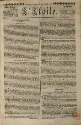 L' étoile Sonntag 5. November 1826