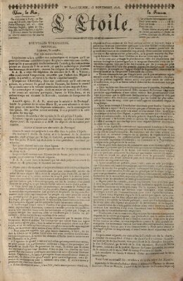 L' étoile Montag 13. November 1826