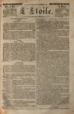 L' étoile Dienstag 28. November 1826