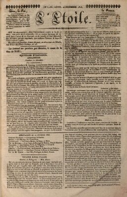 L' étoile Montag 25. Dezember 1826