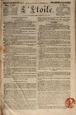 L' étoile Donnerstag 4. Januar 1827