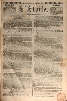 L' étoile Samstag 20. Januar 1827