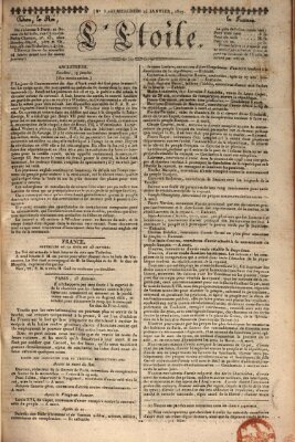 L' étoile Mittwoch 24. Januar 1827