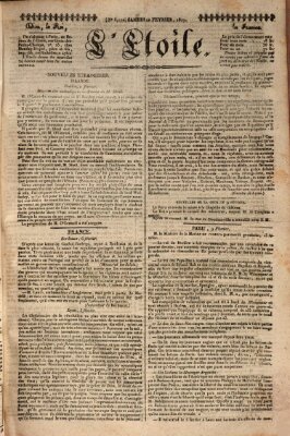 L' étoile Samstag 10. Februar 1827