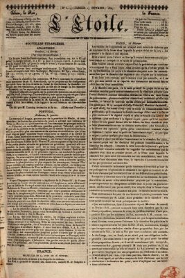 L' étoile Samstag 17. Februar 1827