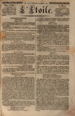 L' étoile Freitag 13. April 1827