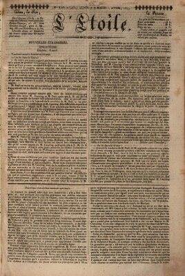 L' étoile Montag 16. April 1827