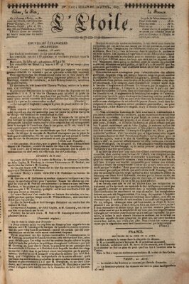 L' étoile Sonntag 22. April 1827