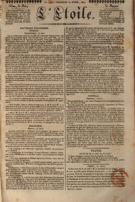 L' étoile Freitag 27. April 1827