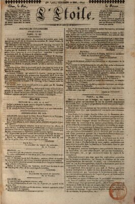 L' étoile Freitag 25. Mai 1827