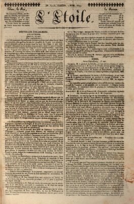 L' étoile Samstag 2. Juni 1827