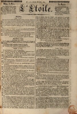 L' étoile Donnerstag 14. Juni 1827