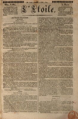 L' étoile Samstag 9. Juni 1827