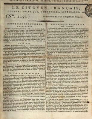 Le citoyen français Samstag 22. Januar 1803