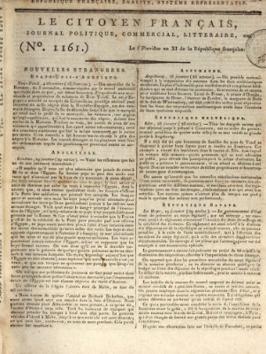 Le citoyen français Mittwoch 26. Januar 1803