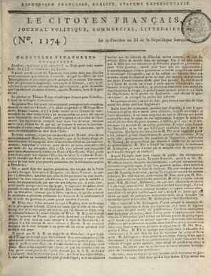 Le citoyen français Dienstag 8. Februar 1803